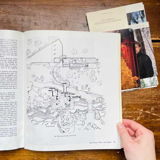 Frank Lloyd Wright's Fallingwater: The House & It's History Book- Vintage