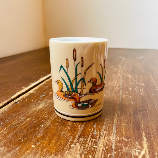 Andre Richard Wood Duck Toothbrush Cup- Vintage