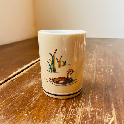 Andre Richard Wood Duck Toothbrush Cup- Vintage