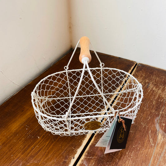 Sophie Conran Buttermilk Small Harvest Basket