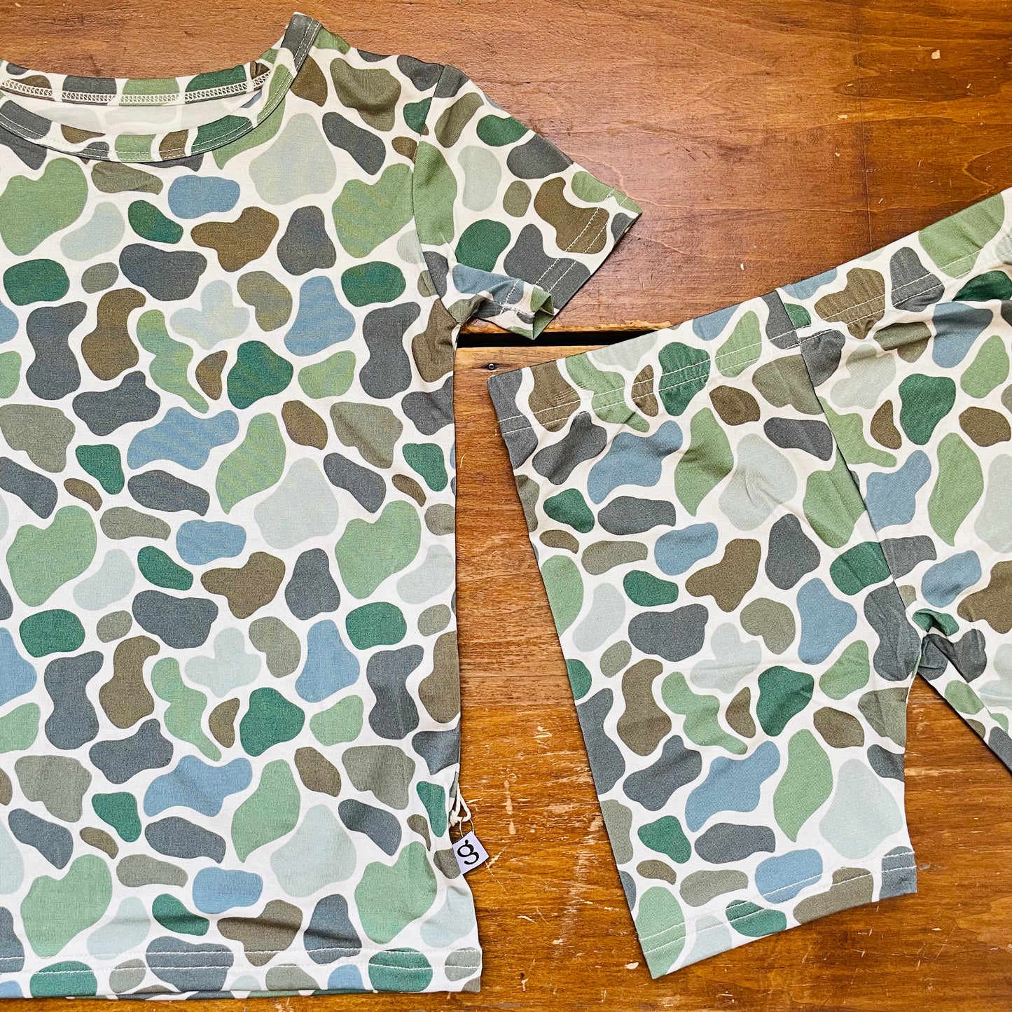 Camo Two Piece Short PJ Set
