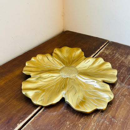 Gilded Flower Tray