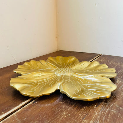 Gilded Flower Tray