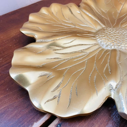 Gilded Flower Tray
