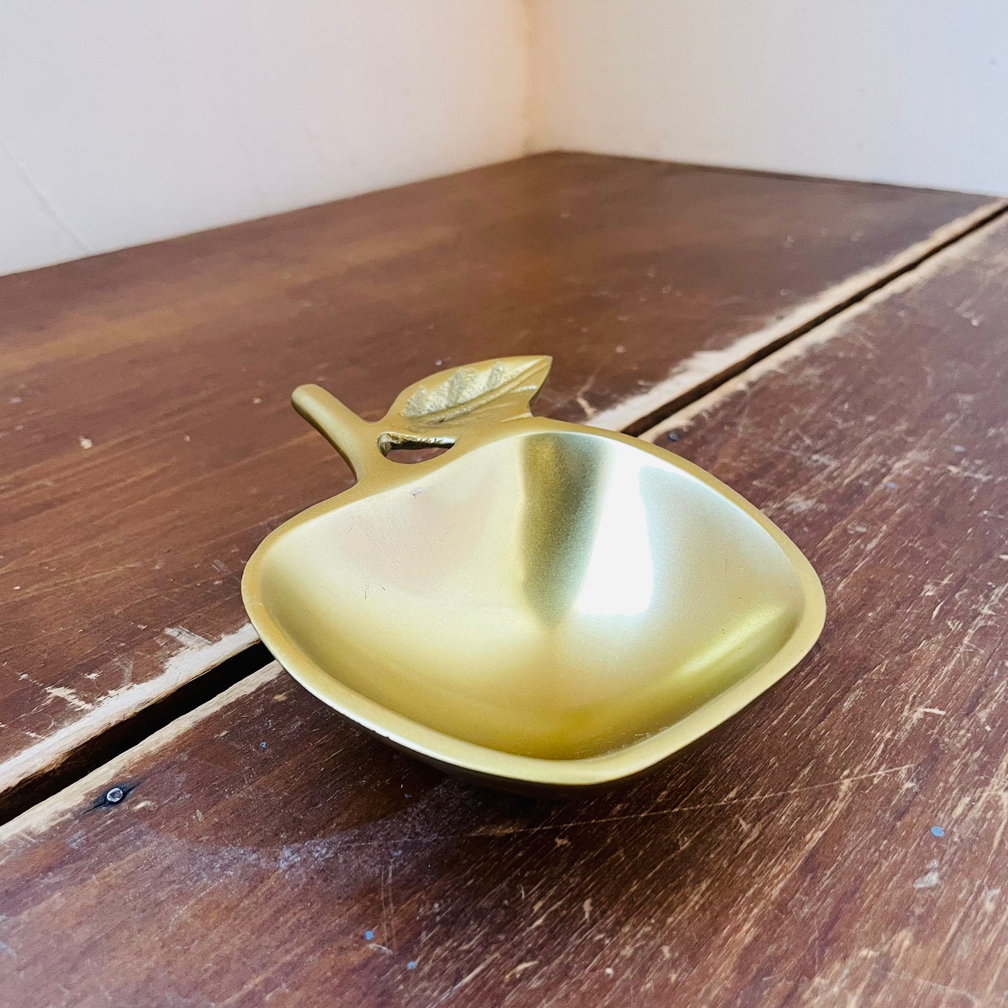 Gold Gilded Apple Bowl