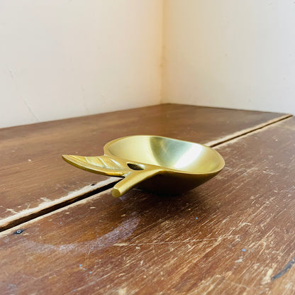 Gold Gilded Apple Bowl