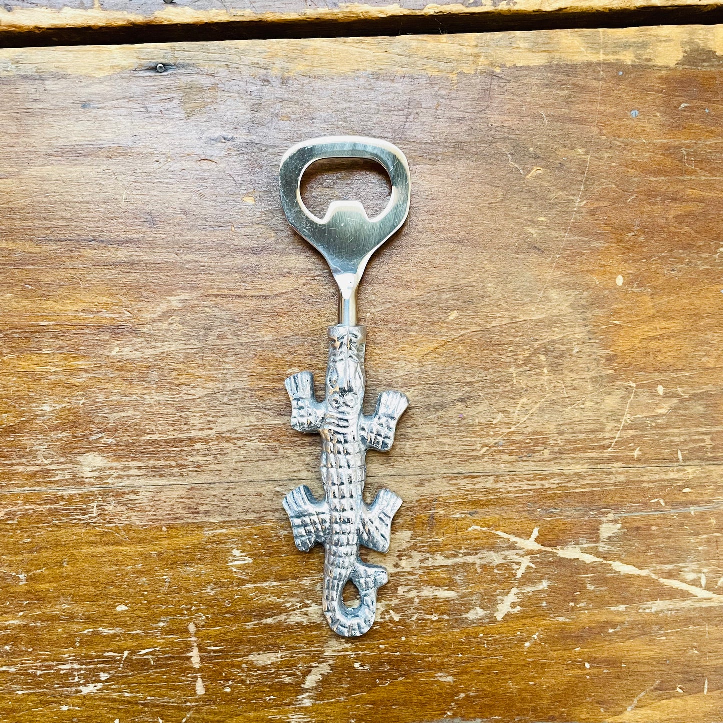 Aluminum Alligator Bottle Opener