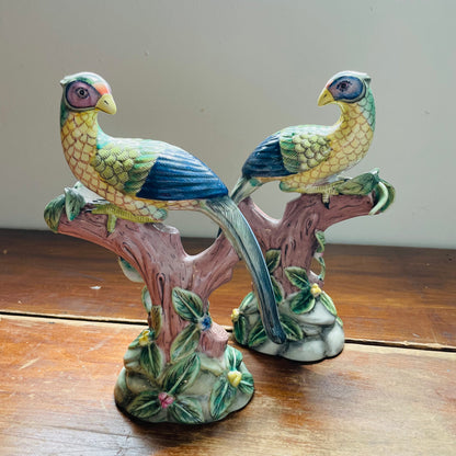 Pair of Andrea by Sadek Parrots- Vintage