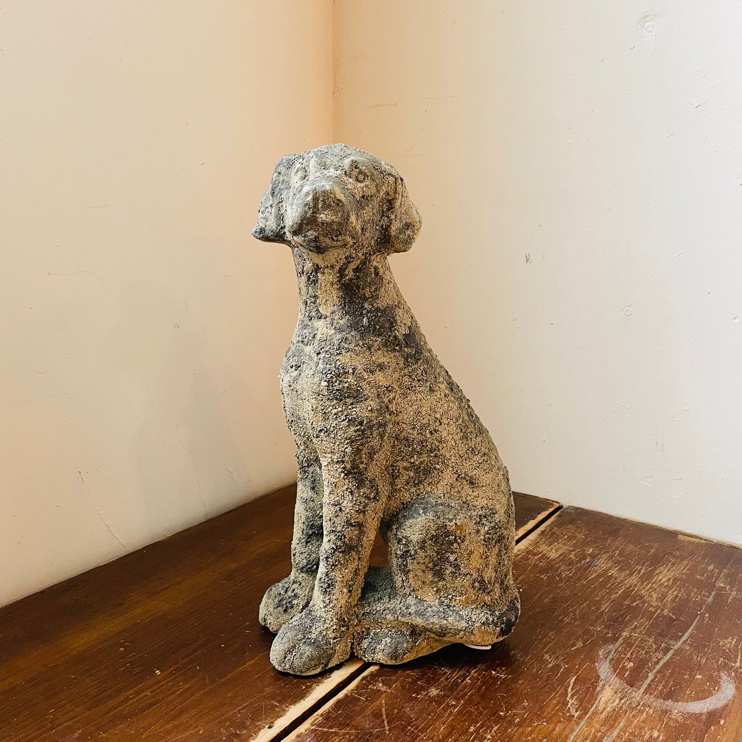 Weathered Stone Styled Dog