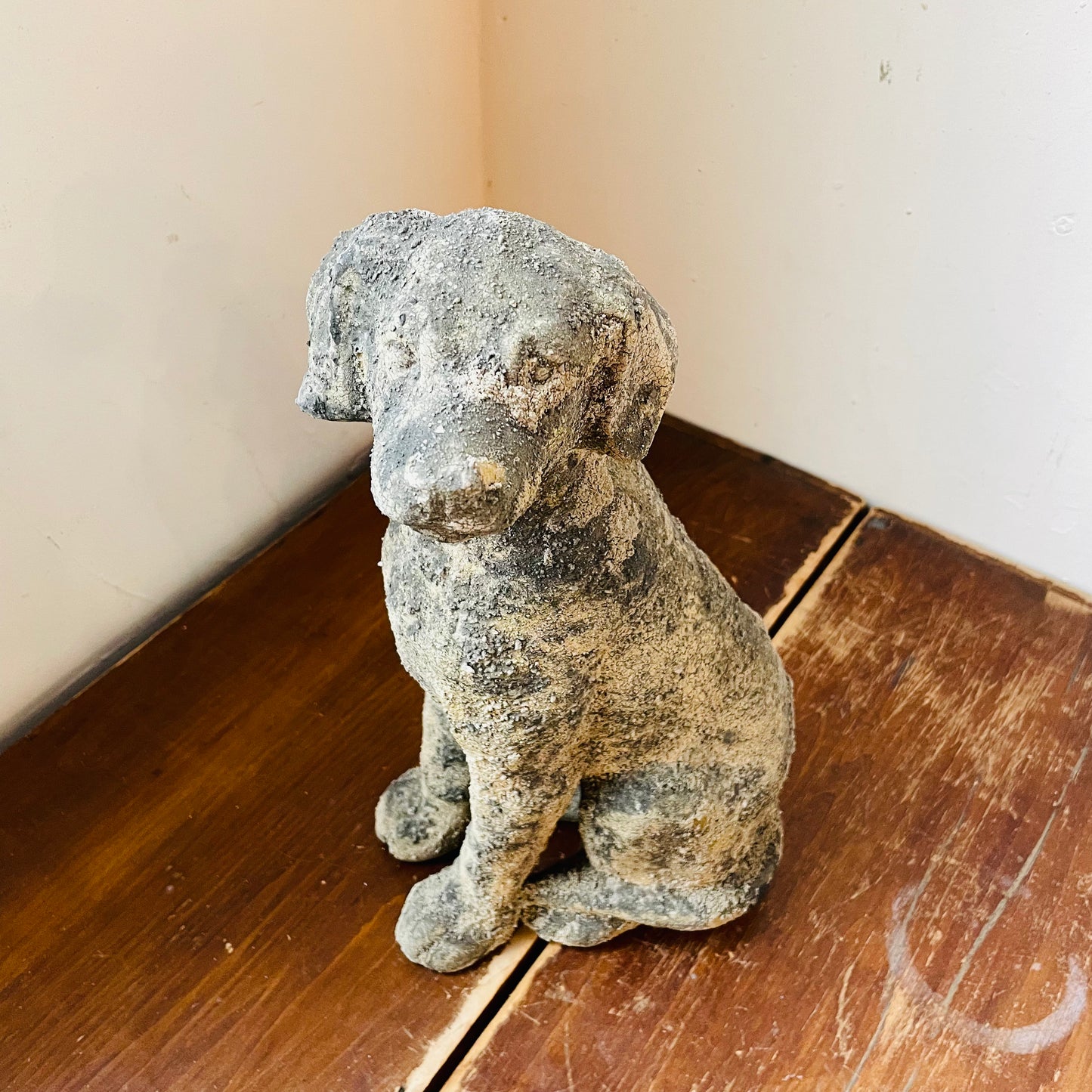 Weathered Stone Styled Dog