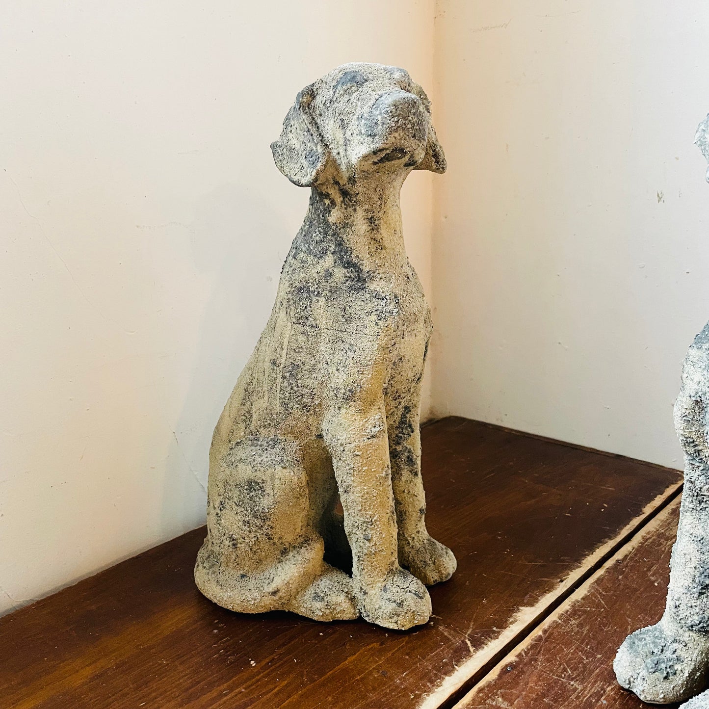 Weathered Stone Styled Dog