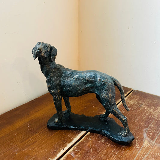 Patina Standing Hunting Dog