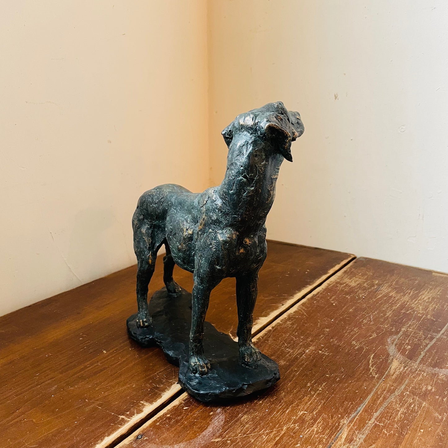 Patina Standing Hunting Dog
