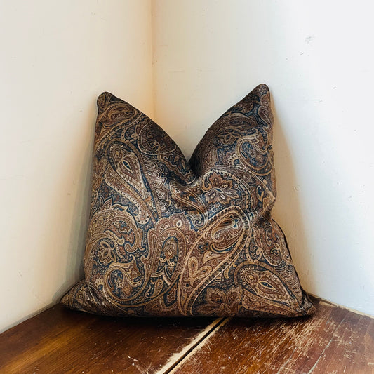 Laurel Prussian 20x20 Square Pillow