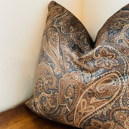 Laurel Prussian 20x20 Square Pillow