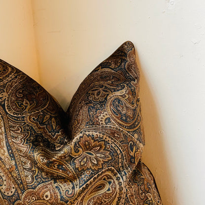 Laurel Prussian 20x20 Square Pillow