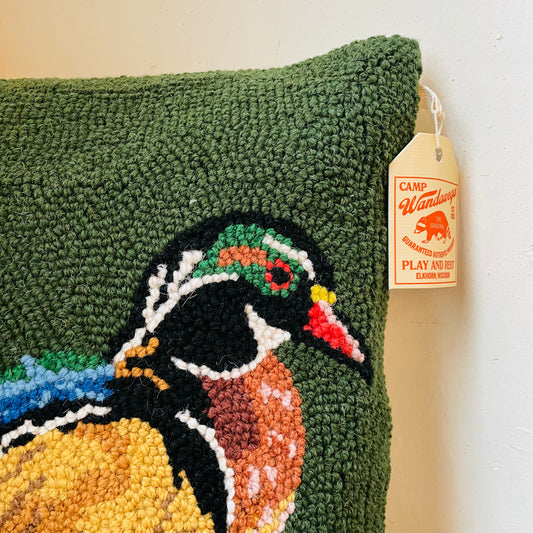 Camp Wandawega Wood Duck Hook Pillow