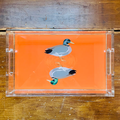 Duck Duck Muscovy Orange Vanity Tray