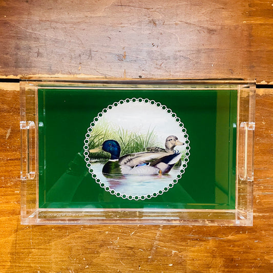 English Duck Pond Vanity Tray