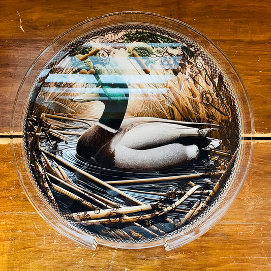 Woodland Mallard Duck 16" Round Placemat Tray