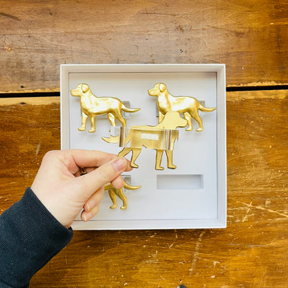 Labrador Clear Napkin Rings
