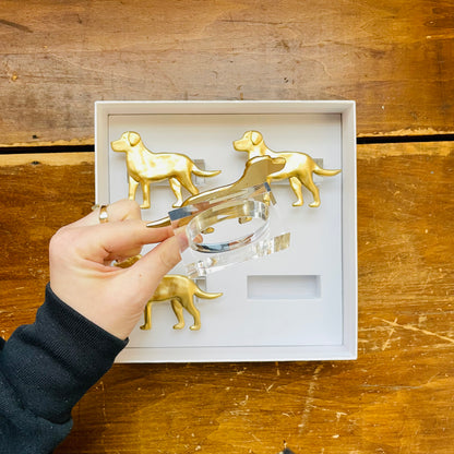 Labrador Clear Napkin Rings