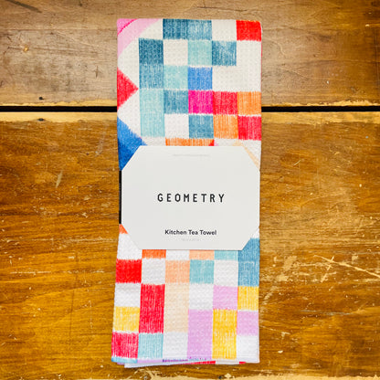Patchwork Geo Tea Towel