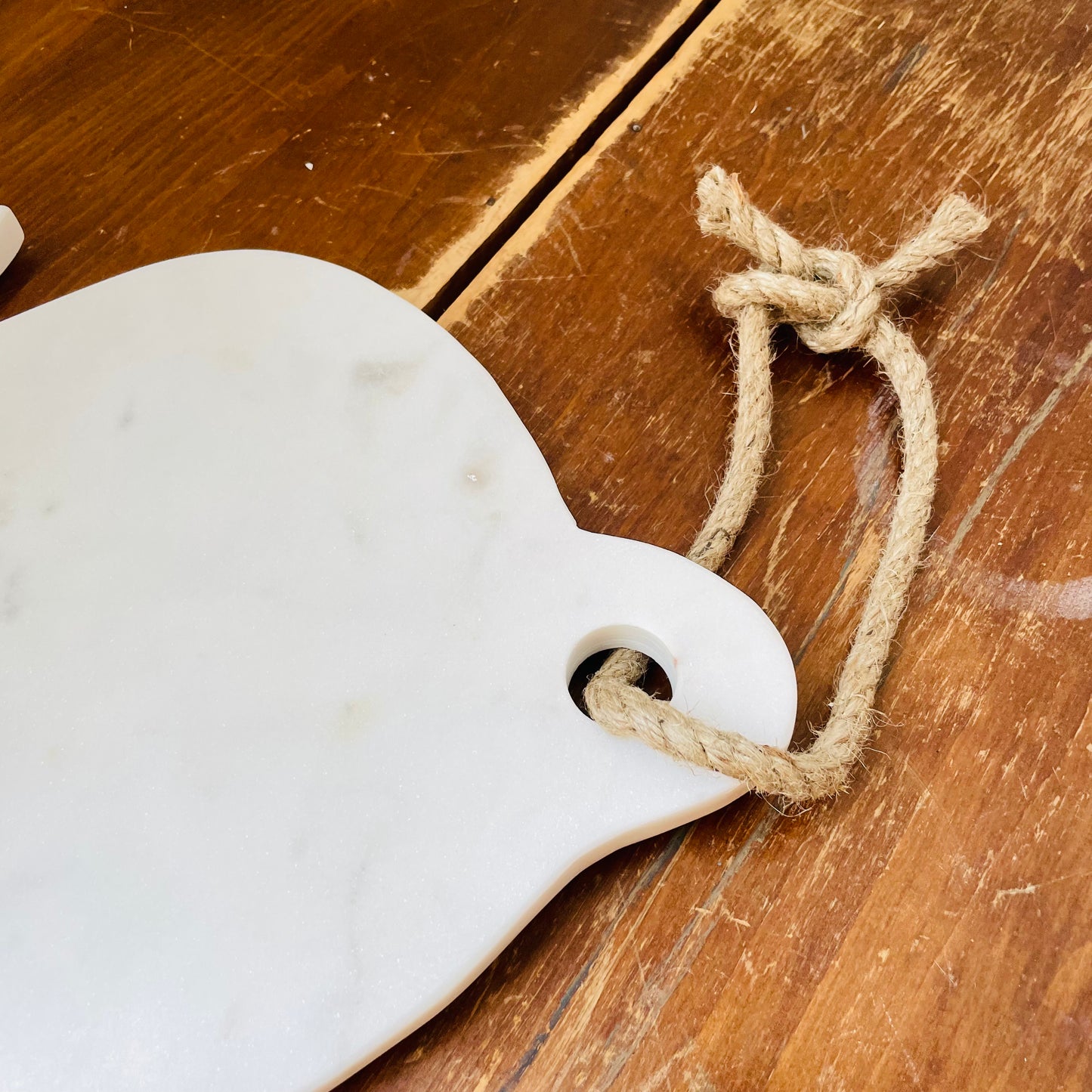 White Marble Rabbit Cheese Board