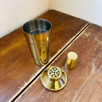 Brass Stainless Steel Cocktail Shaker