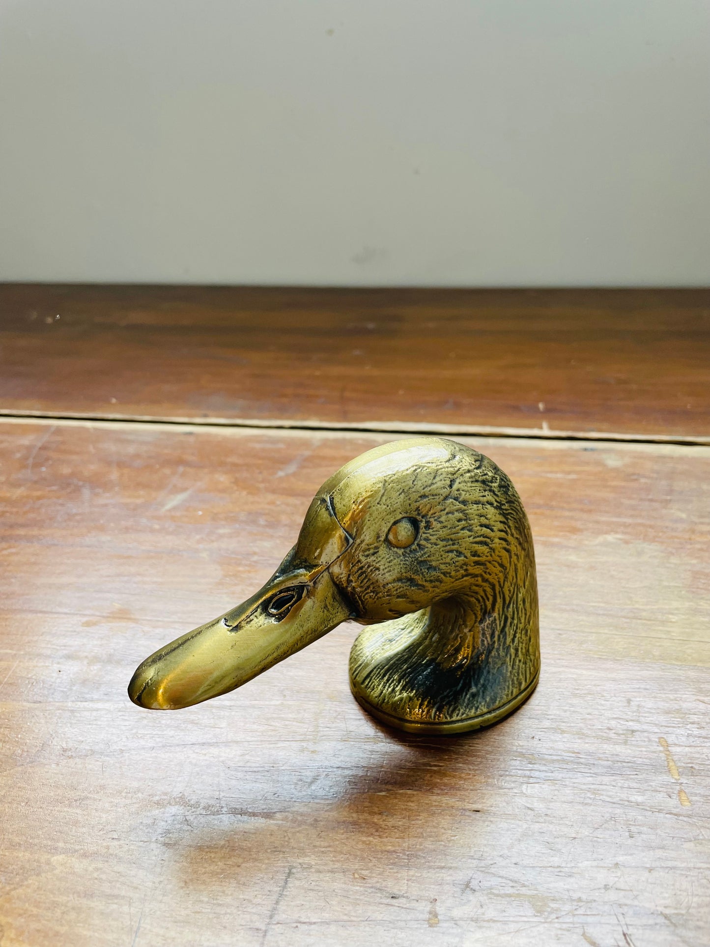 Brass Duck Head- Vintage