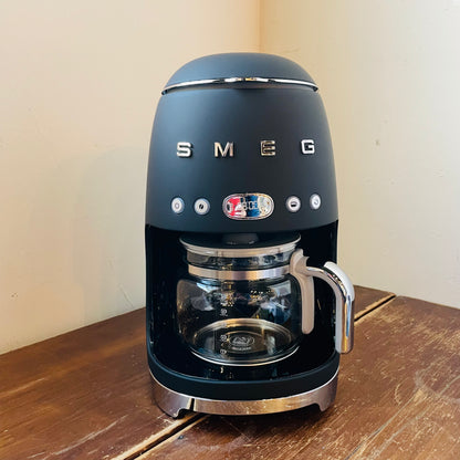 SMEG Matte Black Drip Filter Coffe Machine