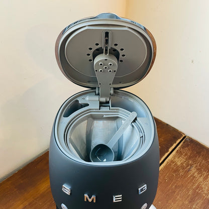 SMEG Matte Black Drip Filter Coffe Machine