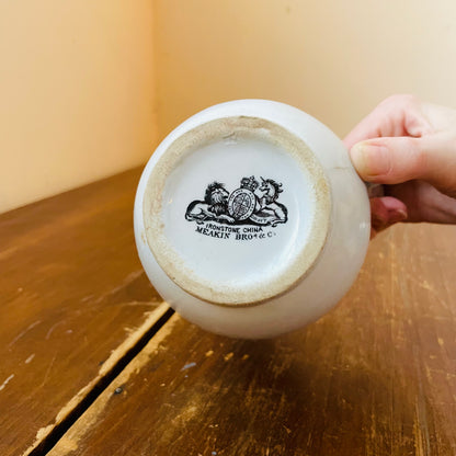 Small Meakin Bro & Co Ironstone Pitcher- Vintage