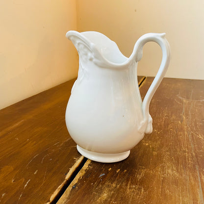 Ironstone Ewer Pitcher- Vintage
