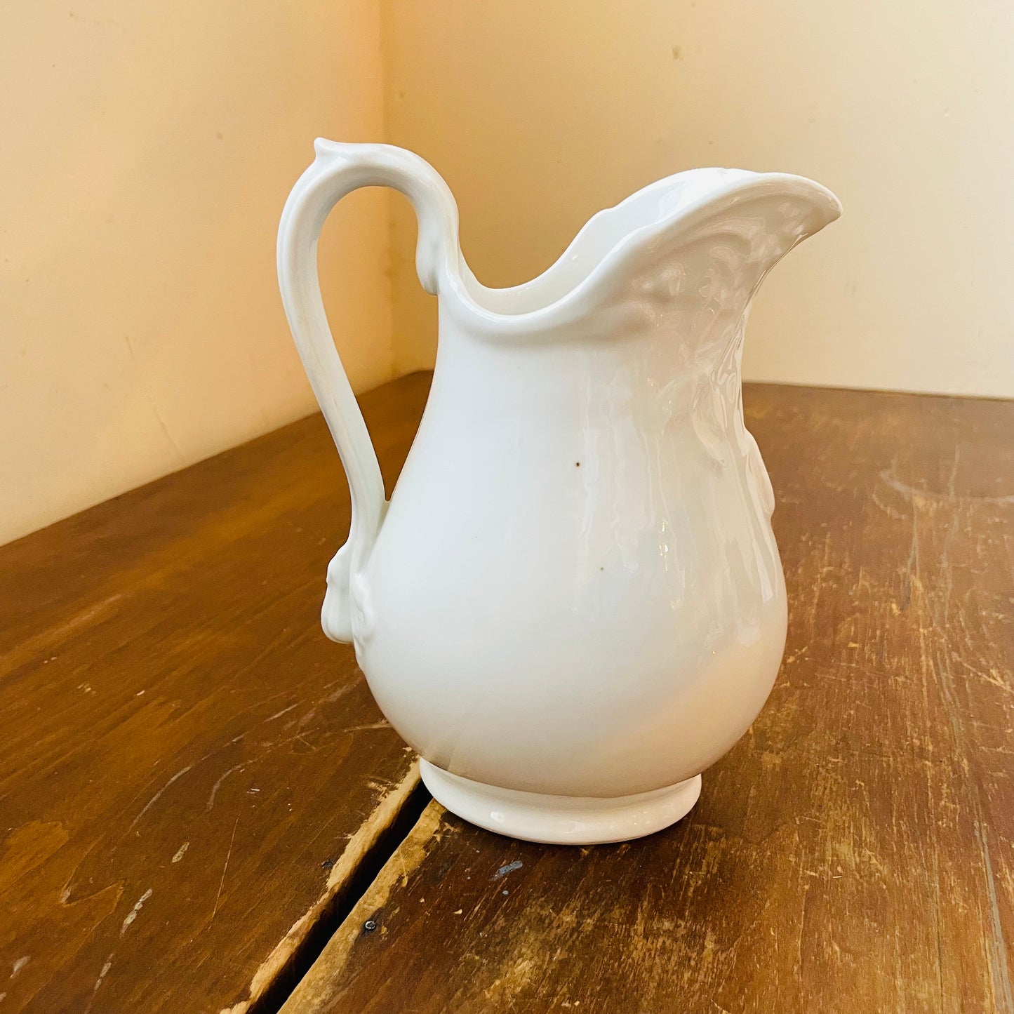 Ironstone Ewer Pitcher- Vintage