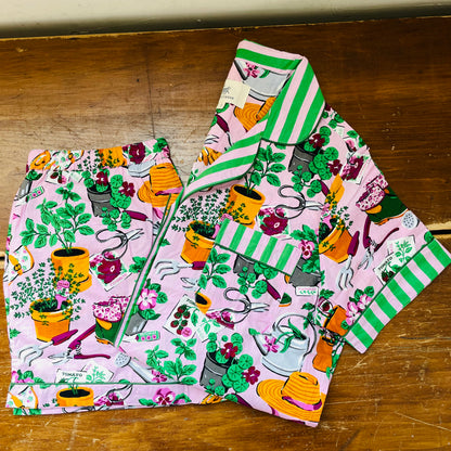 Green Thumb Short Sleep Set