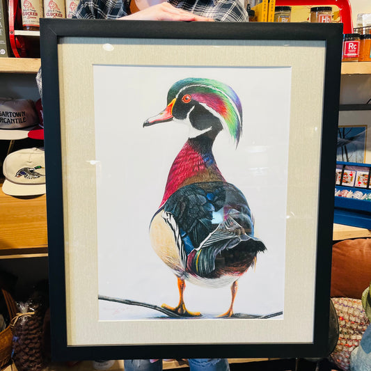 "Woody" 20" x 15" Matted & Framed Print