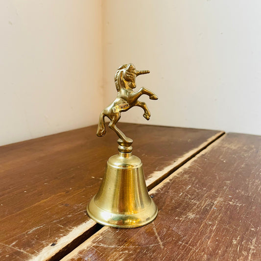 Brass Unicorn Bell- Vintage