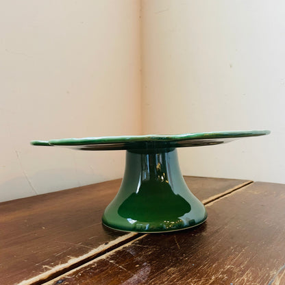 Bordallo Pinheiro Cabbage Cake Stand
