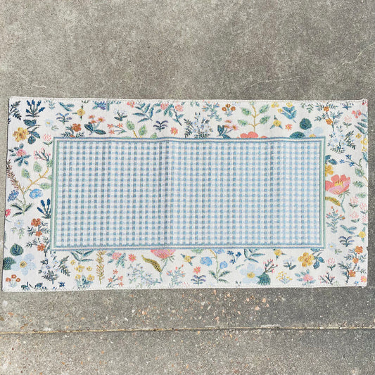 Fawn Floral & Gingham 2'x3'9" Mat