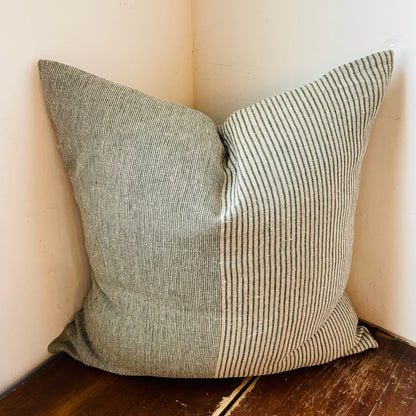 Otis Pinstripe Linen Pillow