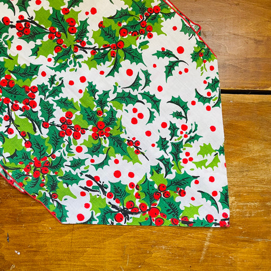 Holly Berry Table Runner- Vintage