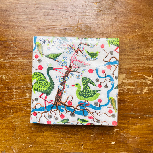 Swedish Birds Cocktail Napkins
