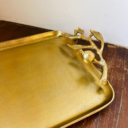 Pomegranate Branch Decorative Tray Set