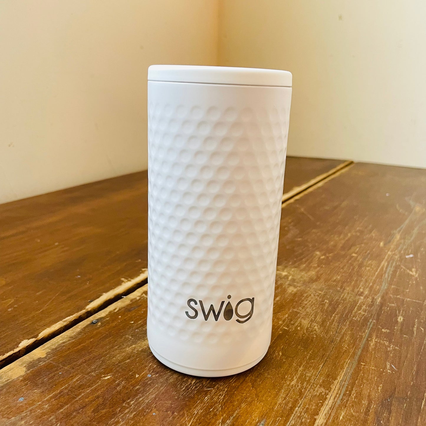 Golf Ball Skinny Can Cooler