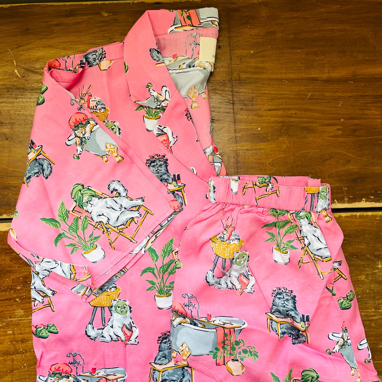 Spa Day Eco Satin Sweet Dreams Short Set