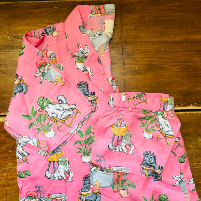 Spa Day Eco Satin Sweet Dreams Short Set