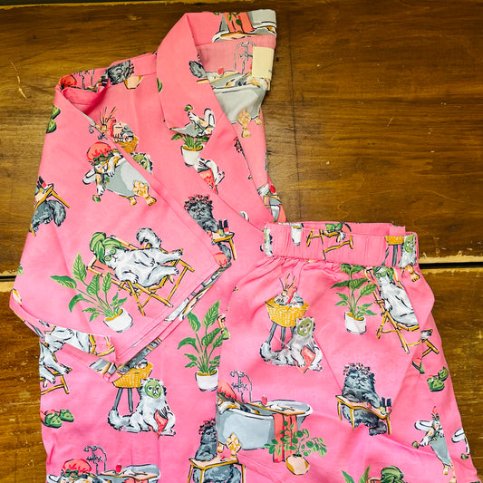 Spa Day Eco Satin Sweet Dreams Short Set