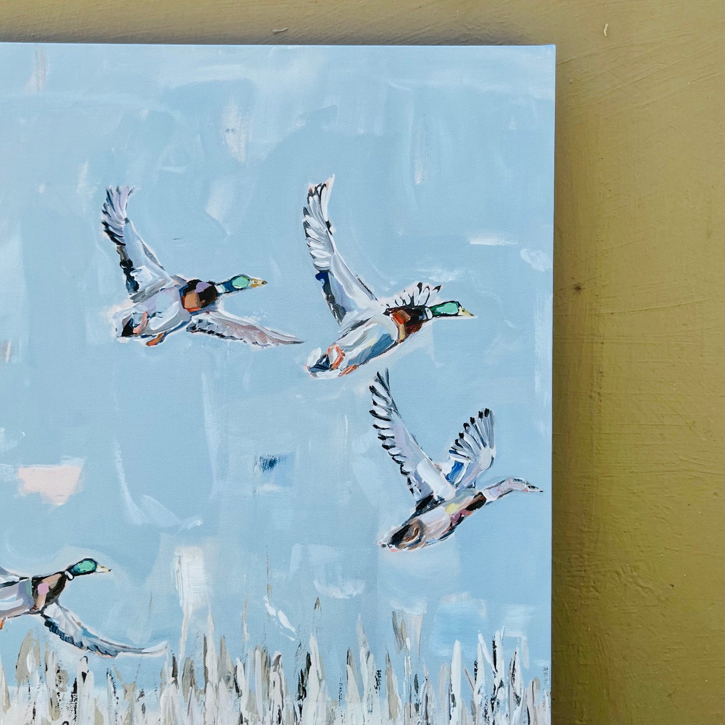 "Duck Season" Canvas 30x30 Chelsea McShane Art