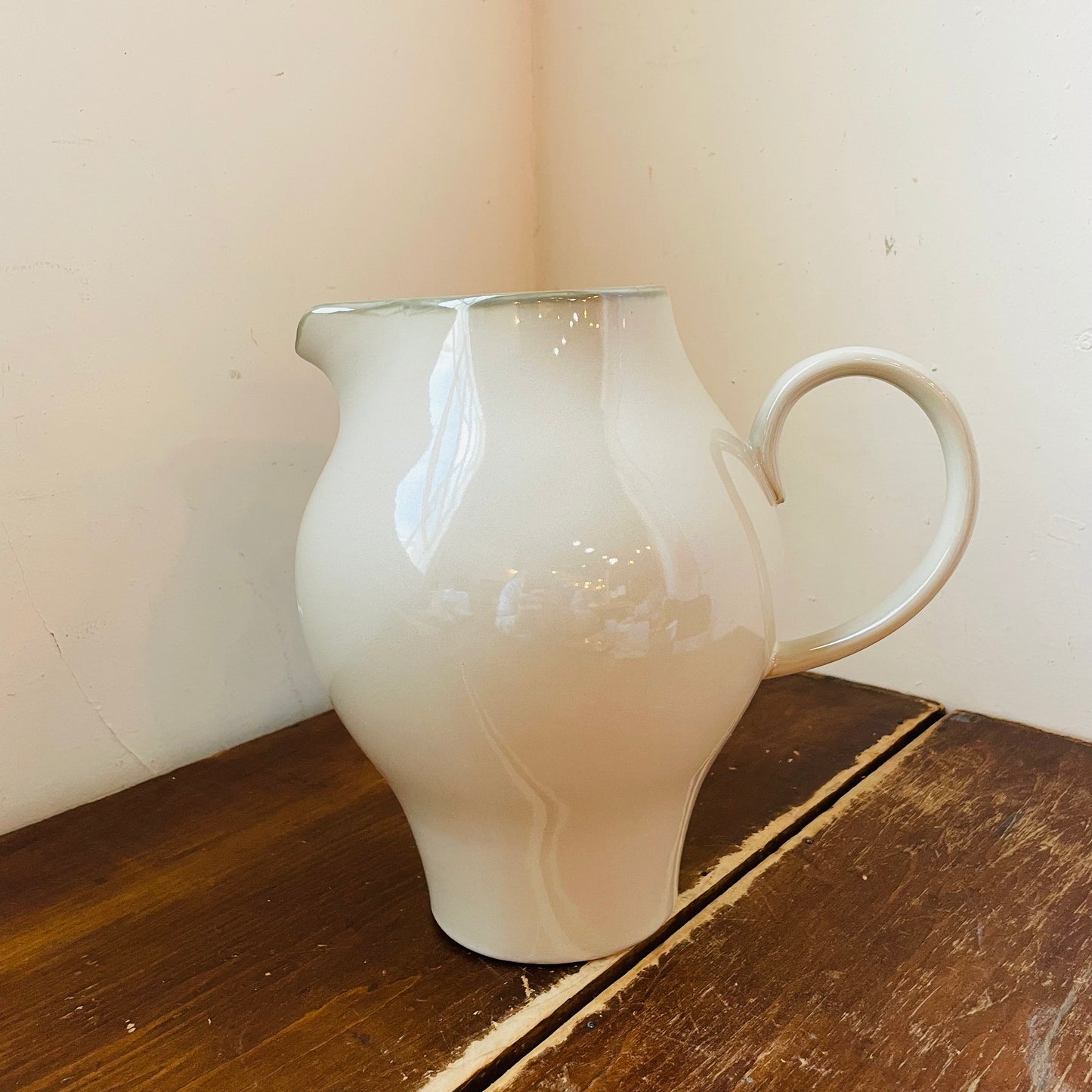 Stoneware Four Quart Pitcher